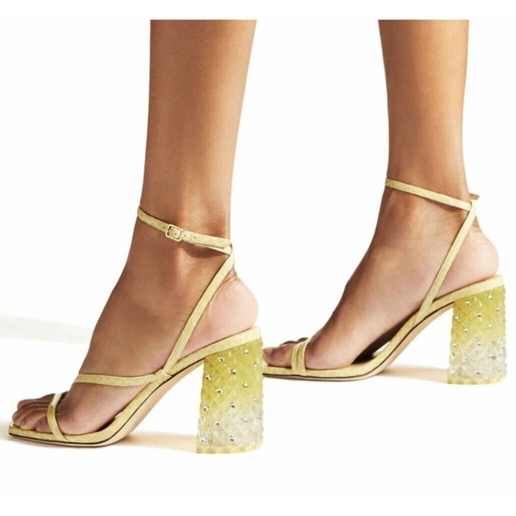 Jimmy Choo Women’s Art Printed Strappy High-Heel Sandals Size 38 - Picture 2 of 12